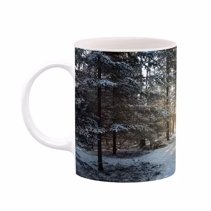 ماگ کاکتی طرح منظره برفی مدل mgh18505