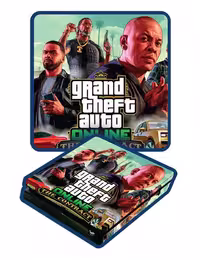 اسکین پی اس 4 اسلیم برند گیم‌آور طرح GTA کد E