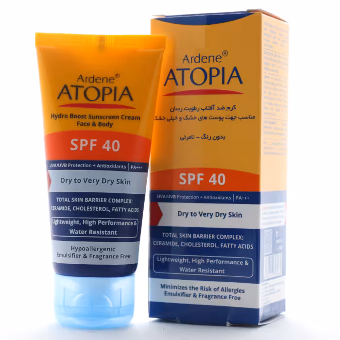 قیمت و خرید کرم ضد آفتاب پوست خشک آردن آتوپیا SPF 40
