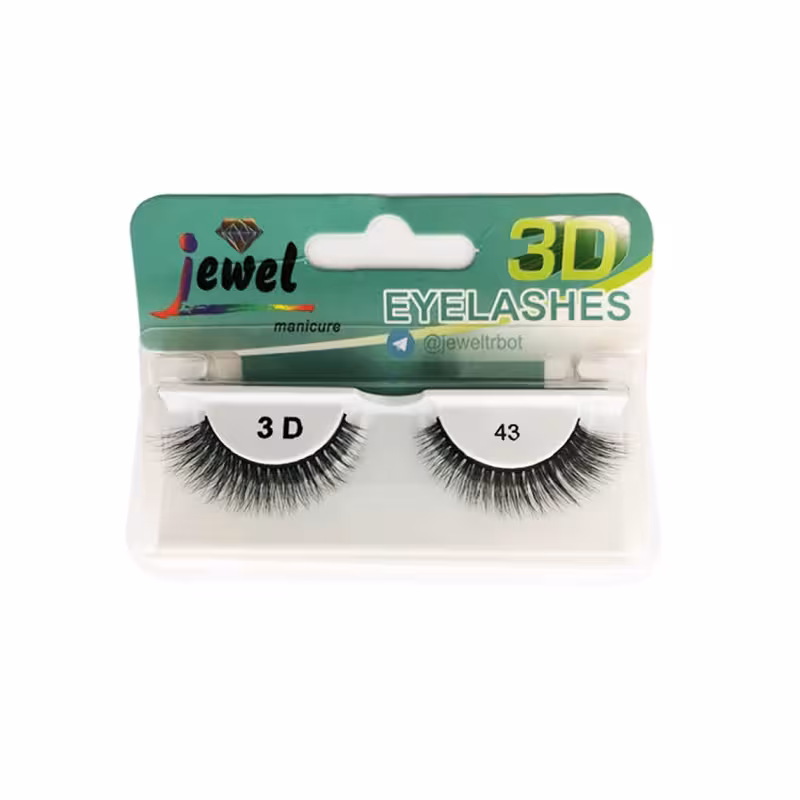 مژه مصنوعی جویل jewel جفتی کد 043