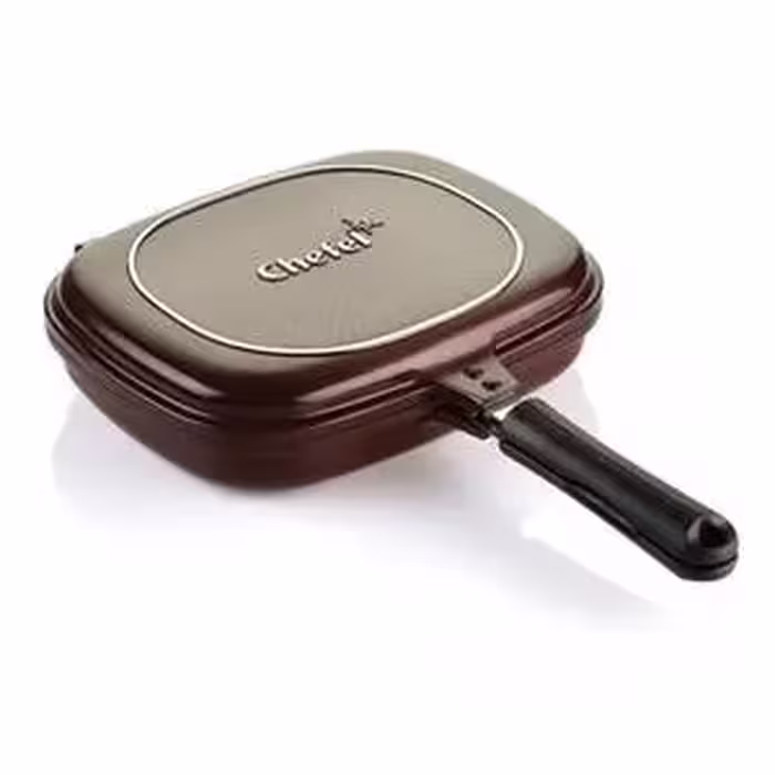 تابه رژیمی دو طرفه کیپ مدل چفل PJC21-BR سایز 30