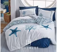 روتختی سرمه ای طرحدار کاوری طرح Star