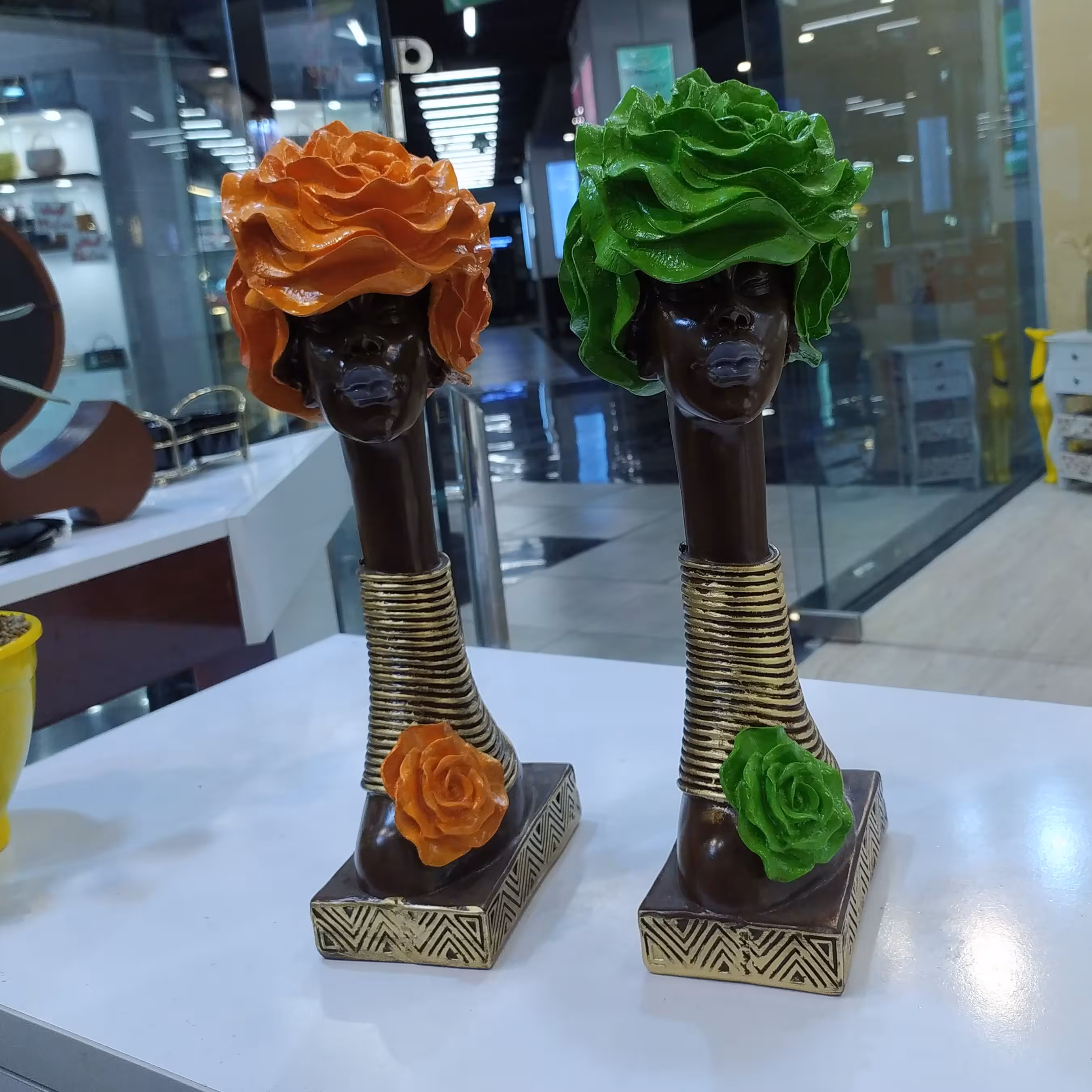 تندیس مجسمه زن آفریقایی 