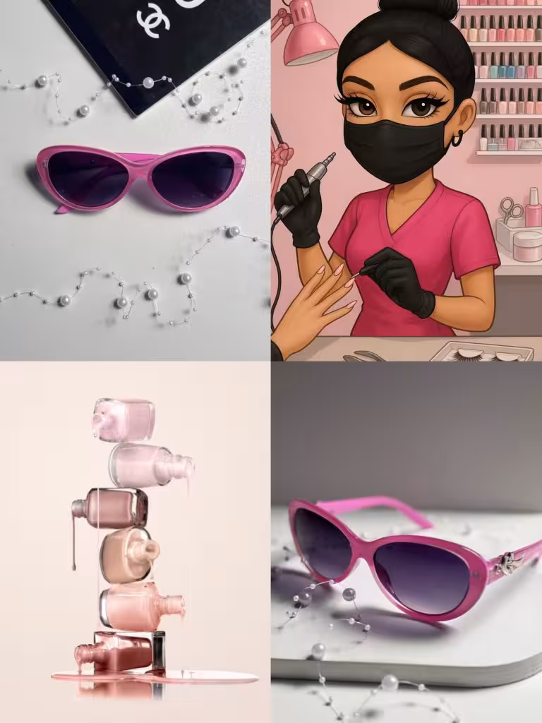 عینک آفتابی برند Prada صورتی ترند زنانه یووی 400