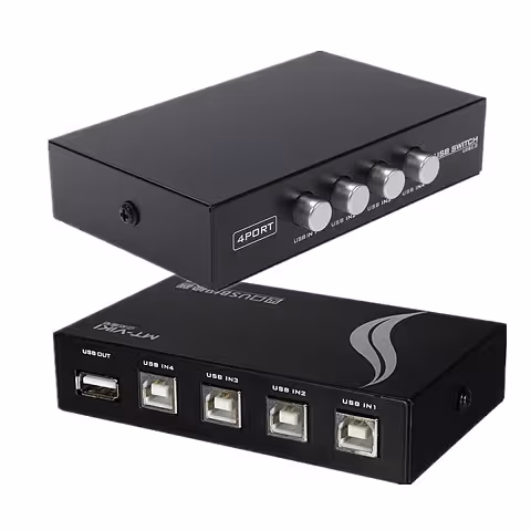 پرینتر سوئیچ چهار پورت دستی