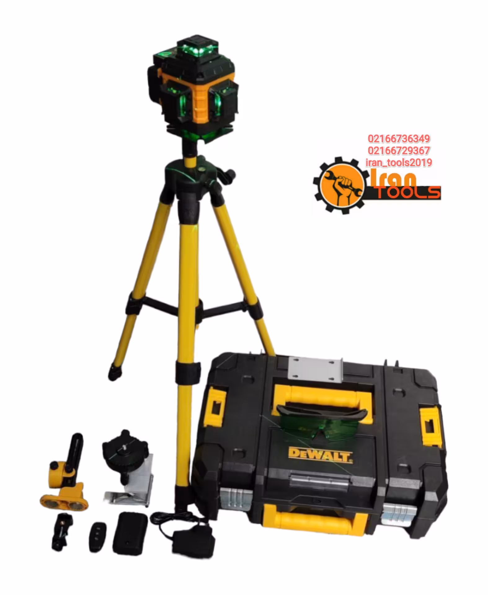 تراز لیزری 360درجه دیوالت