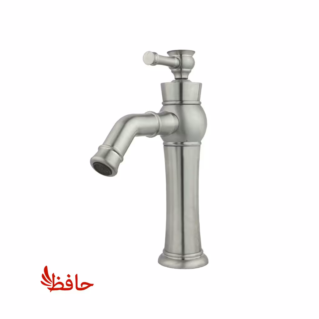 شیر روشویی راسان مدل الیزه کروم مات