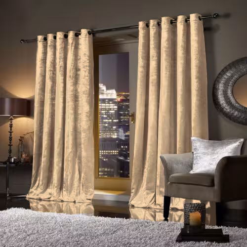 پرده مخمل کالیفرنیا کرم