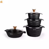 سرویس قابلمه آرتیستون 8پارچه چدن کلاسیک
