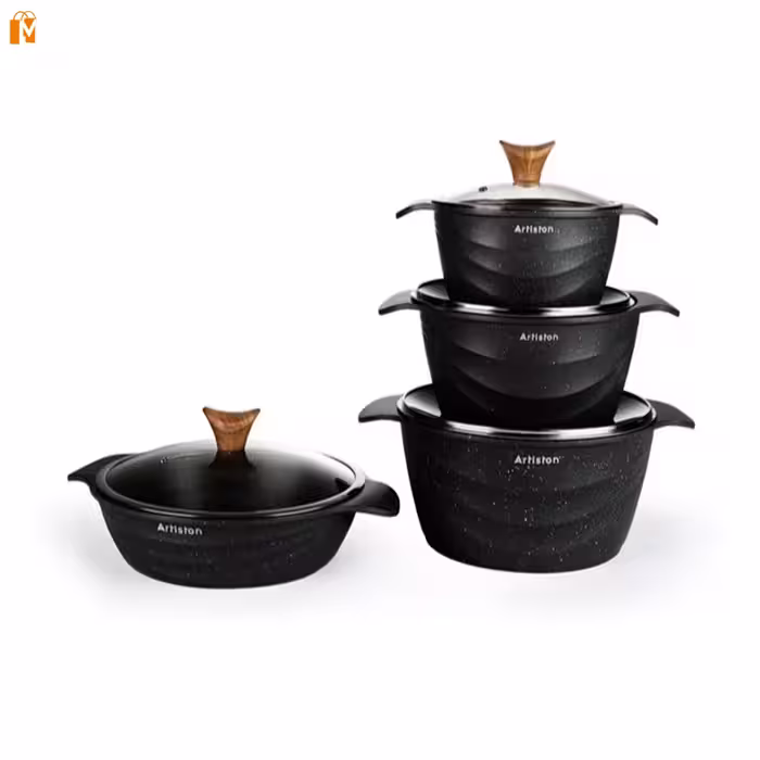 سرویس قابلمه آرتیستون 8پارچه چدن کلاسیک