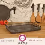 BVK بی وی کی کاریزما سینی مستطیل طوسی VK421942