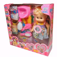 عروسک بی بی گوشواره دار 8499 پی اف کد 10492 ای پی تی 18