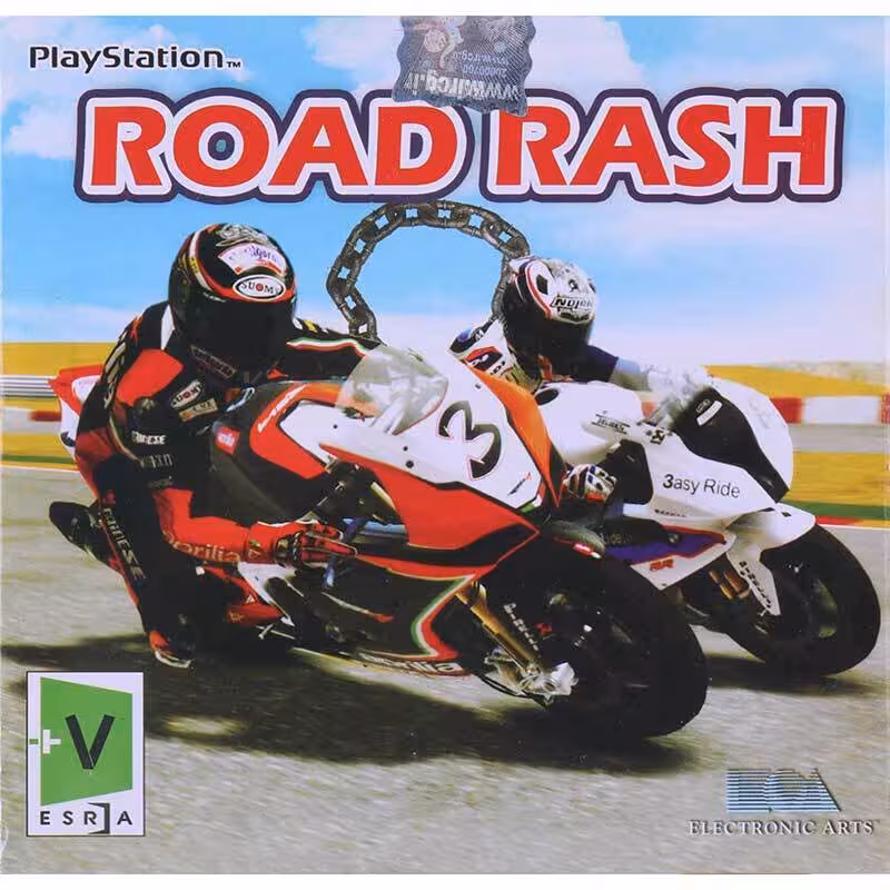بازی Road Rash لوح زرین مناسب برای PS1