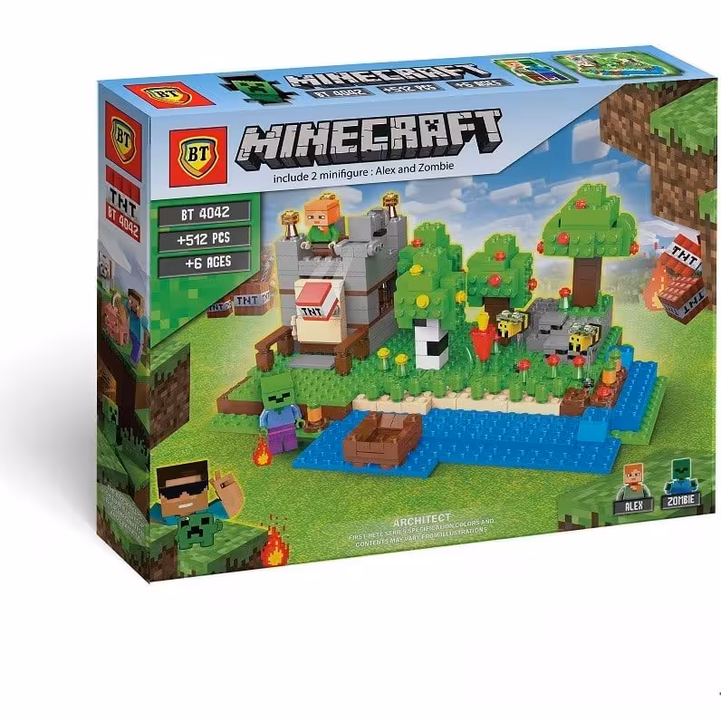 لگو ماینکرفت بزرگ 512 قطعه کد BT4042