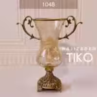 TIKO تیکو  گلدان تراش پایه انتیک  1048