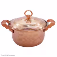 قابلمه مسی اصل زنجان مدل راسته تک نفره کوچک کد PA-50