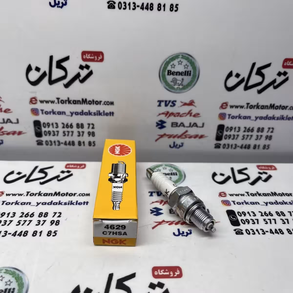 شمع NGK پایه کوتاه ژاپن اصلی