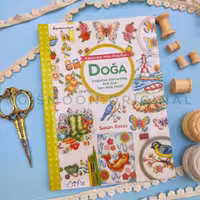 کتاب شماره دوزی Kanaviçe Mini Motifler Doğa