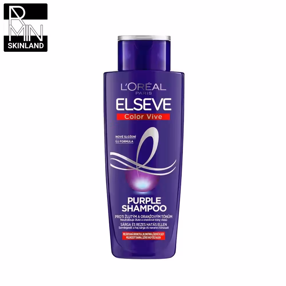 شامپو بنفش لورآل ضد زردی مدل ELSEVE حجم 200ml