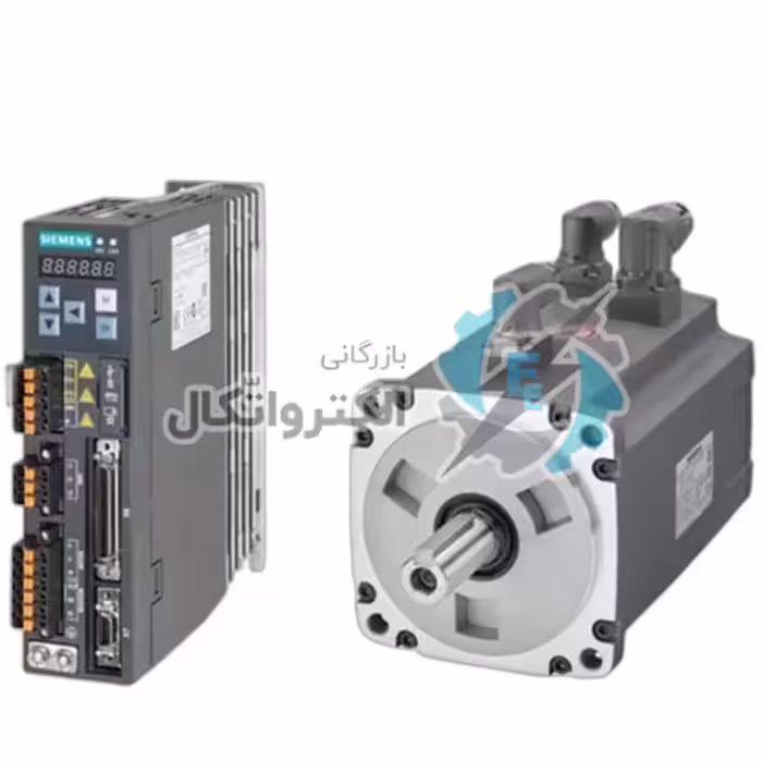 سروو موتور زیمنس مدل v90-1000w-3000RPM گشتاور 3.18 نیوتن متر (ترمزدار – ورودی پالس) ا Partineh.com
