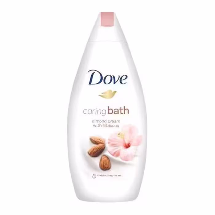 شامپو بدن داو Dove مدل almond cream with hibiscus حجم 750ml