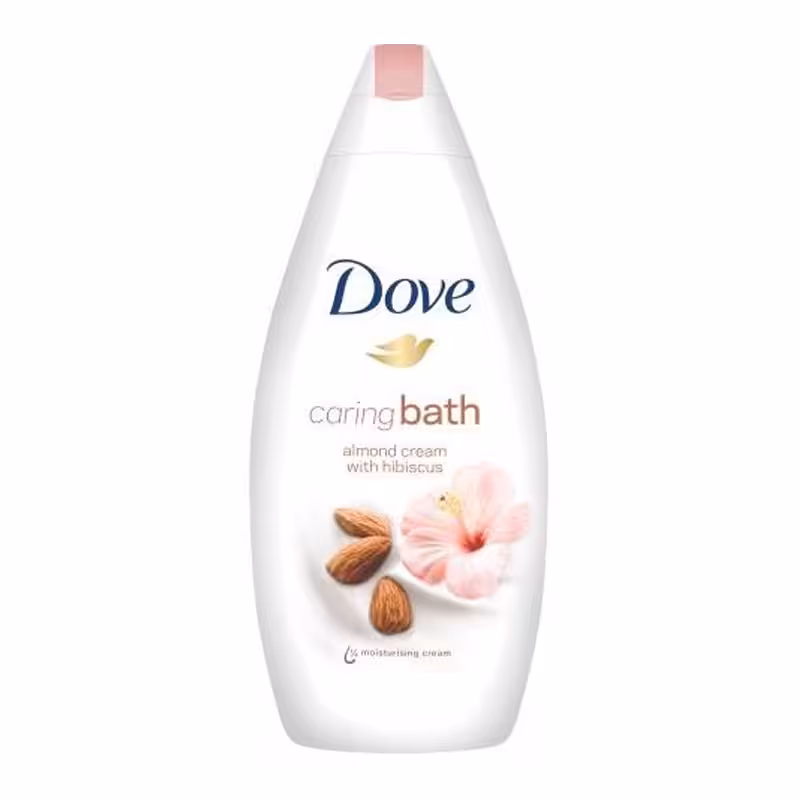 شامپو بدن داو Dove مدل almond cream with hibiscus حجم 750ml