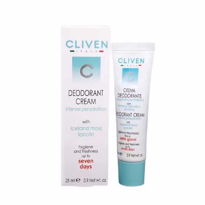 کرم دئودورانت کلیون Cliven ضد تعریق زیر بغل 7 روزه حجم 25 میل