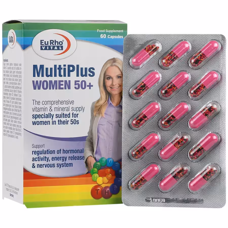 مولتی پلاس بالای 50 سال بانوان 60 عددی