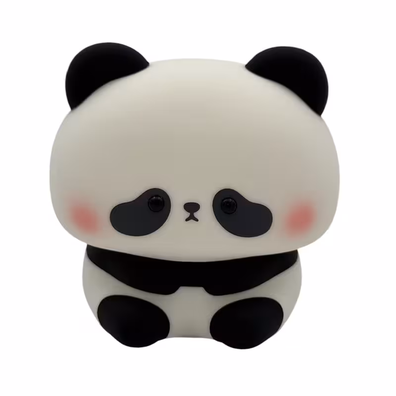 چراغ خواب اتاق کودک مدل سیلیکونی طرح پاندا نشسته کد 14585