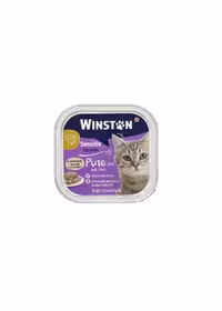 ووم وينستون (Winston) گربه sensetive با طعم بوقلمون 100 گرمي