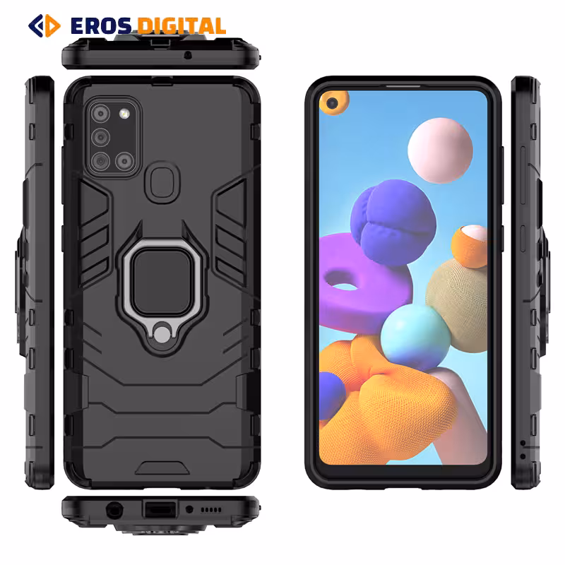 قاب محافظ ضد ضربه انگشتی سامسونگ Samsung Galaxy A21s