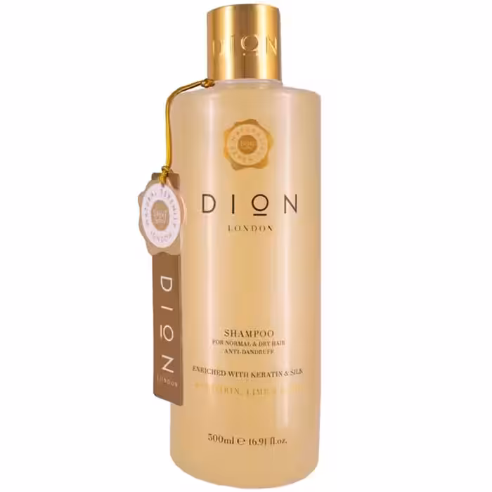 شامپو ضد شوره برای موهای نرمال و خشک با رایحه نارنگی و لیمو و ریحان دیون 500 میلی لیتر Dion