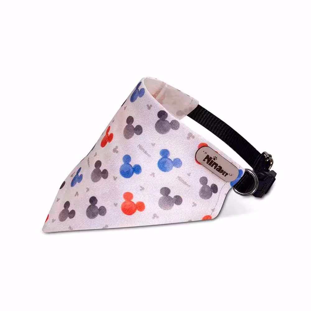 قلاده دستمال گردن گربه نیناپت مدل میکی موس