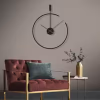 ساعت  دایره ساده 