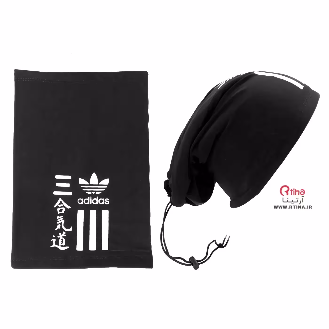 اسکارف سر ضخیم زمستانی مدل بند دار و کلاه شونده