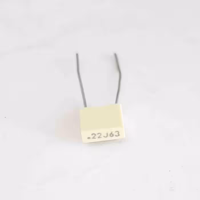 خازن ام کا تی %5± MKT 220nF 63V  (بسته 10 عددی)