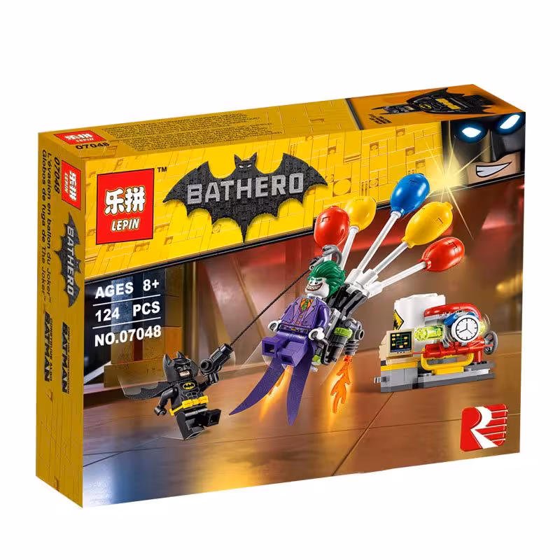 لگو بتمن مووی فرار جوکر با بالن بادکنک