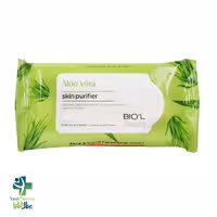 دستمال مرطوب پاک کننده دست و صورت آلوئه ورا بیول 10 عدد