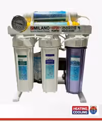 دستگاه تصفیه آب milano  تانک لایف 4407 شیر اهرمی 4405  ممبران 100dow  کد 0101