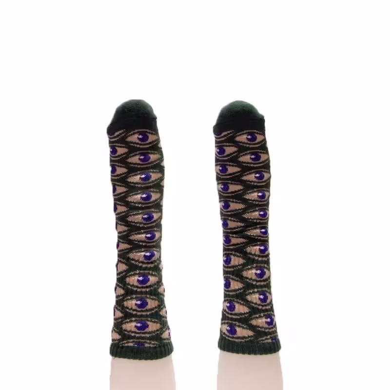 جوراب Toymachine مدل Eyes سبز