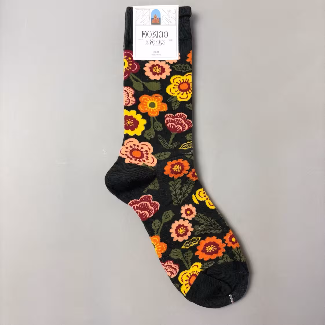 جوراب ساقدار ماکسیو طرح گلی