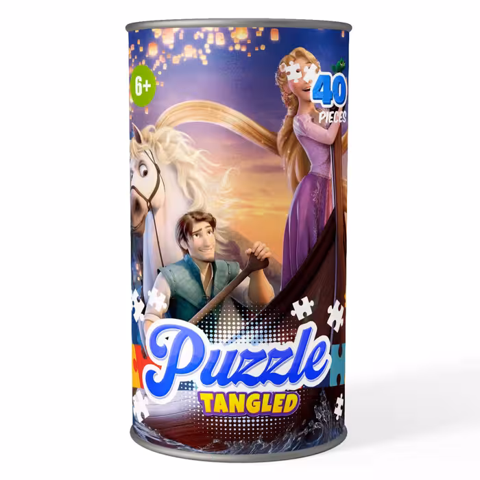 پازل 40 تکه کارتون گیسو کمند