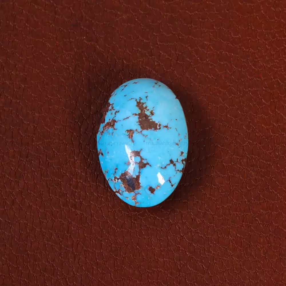 نگین فیروزه شجری کد 28121 - جواهری مشاهیر