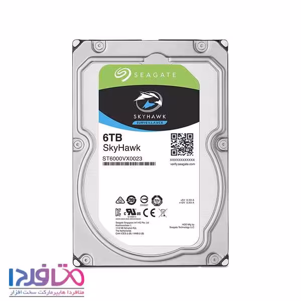 هارد اینترنال سیگیت 6TB مدل SEAGATE SkyHawk ST6000VX001