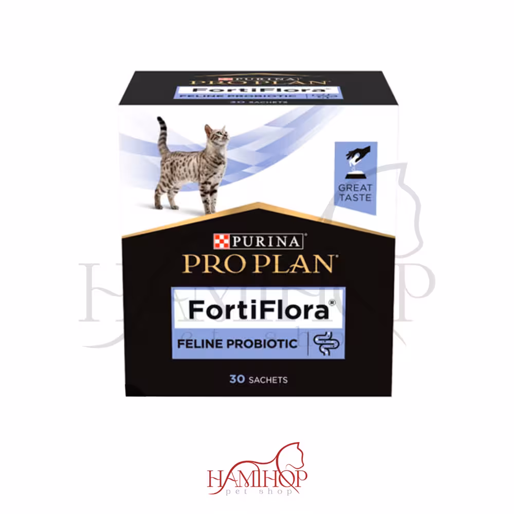 پودر پروبیوتیک گربه برند پروپلن مدل ProPlan FortiFlora