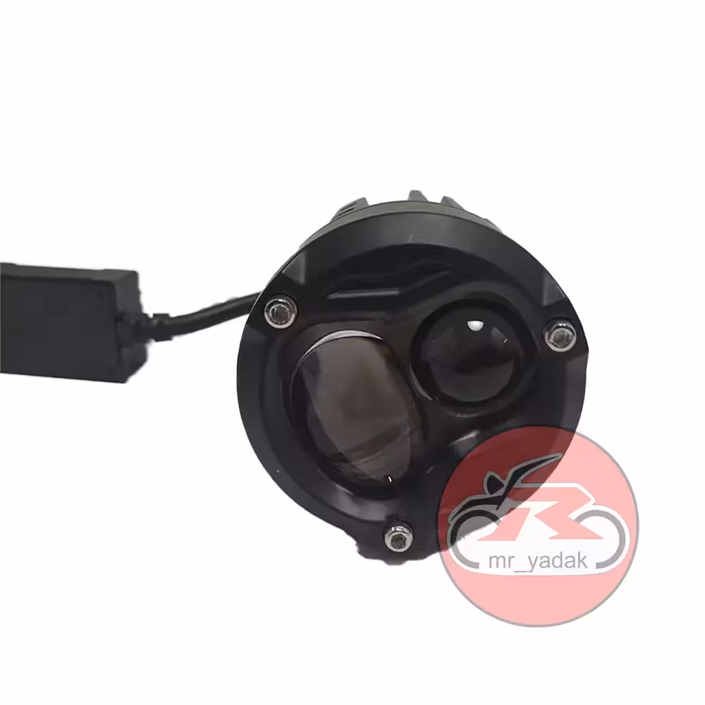 پروژکتور دولنز گرد ترانس دار فوق العاده قوی کد 37 مناسب برای موتورسیکلت و ماشین