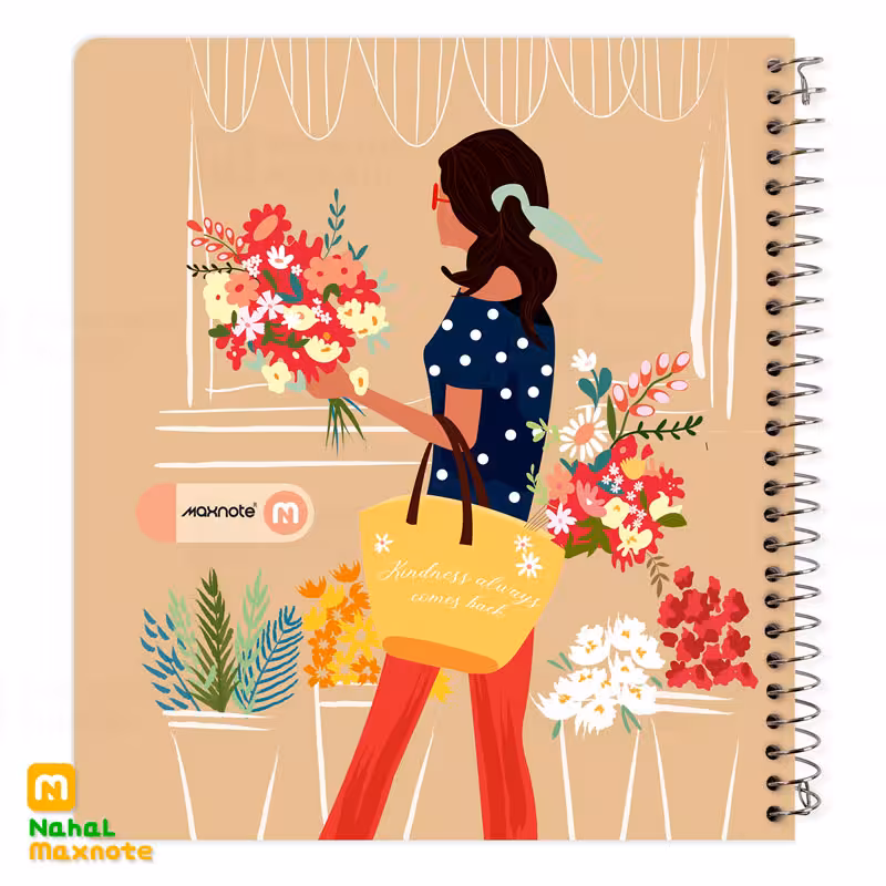 دفتر 70برگ سیمی جلد سخت رویایی من کد 9230. طرح 2