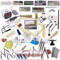 پکیج ابزار حرفه ای طلاسازی و نقره سازی و مخراجکاری کد 1