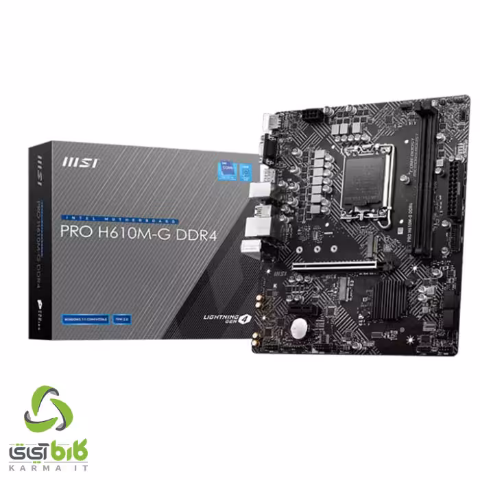 مادربرد ام اس آی مدل PRO H610M-G DDR4 - فروشگاه کارما آی‌تی