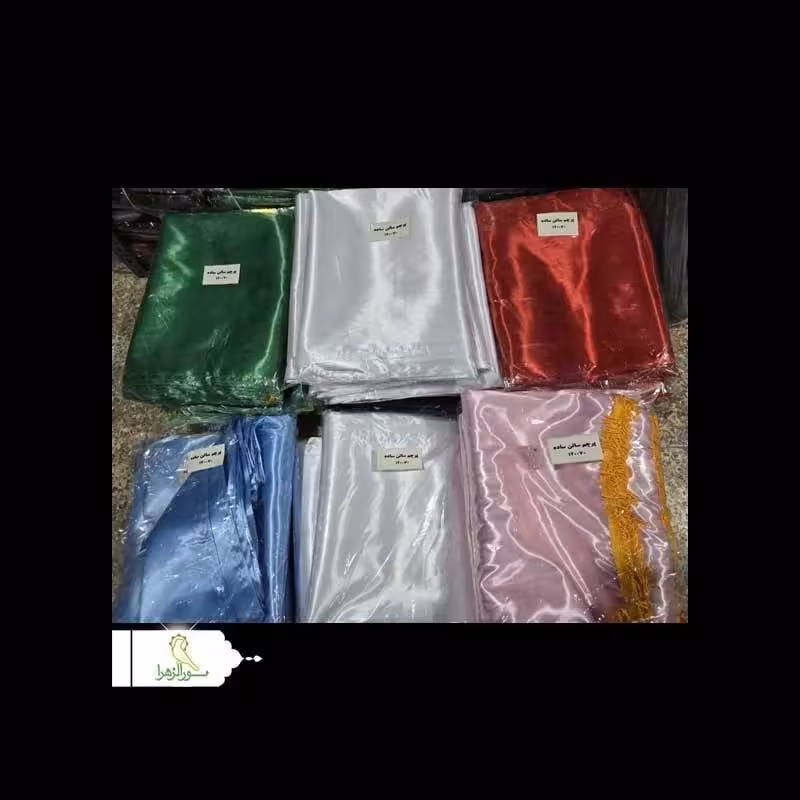 100 عدد ساتن 120 در 70 ریشه دار رنگی